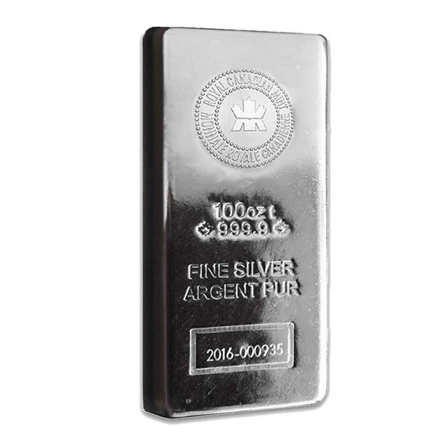100 oz Silver Bar