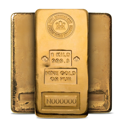 1 kilo Gold Bar - LBMA Approved