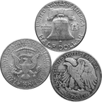 90% Pre-1965 U.S. Silver Half Dollars - $100 Face Value Bag