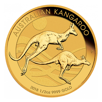 1 oz Australian Kangaroo Gold Coin - Perth Mint (2026 or Random Year)
