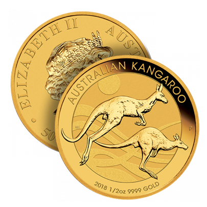 1 oz Australian Kangaroo Gold Coin - Perth Mint (2026 or Random Year)