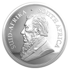 1 oz South African Krugerrand Silver Coin - South African Mint & Rand Refinery (2026 or Random Year)