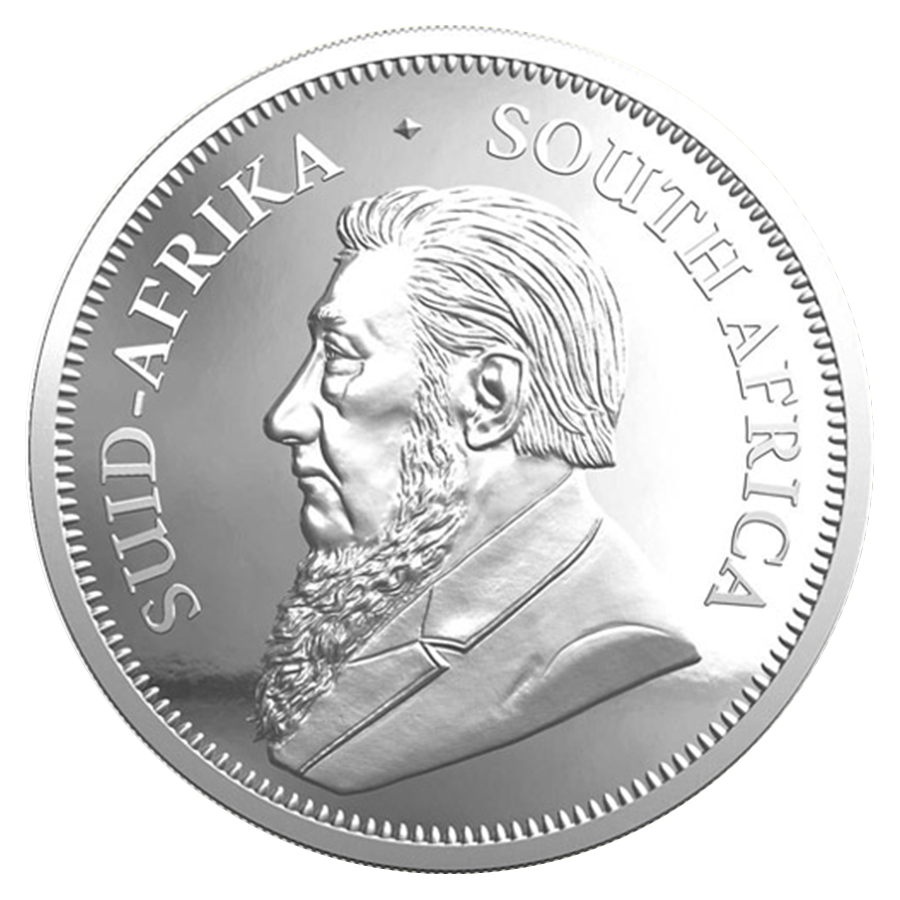 1 oz South African Krugerrand Silver Coin - South African Mint & Rand Refinery (2026 or Random Year)