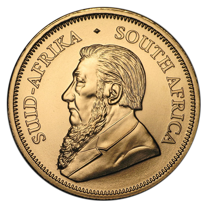 1 oz South African Krugerrand Gold Coin - South African Mint & Rand Refinery (2026 or Random Year)