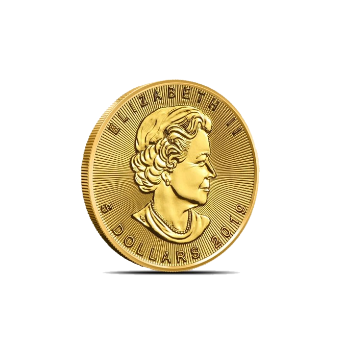 1/10 oz Canadian Maple Leaf Gold Coin - Royal Canadian Mint (2026 or Random Year)