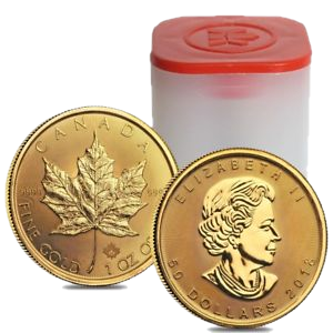 1 oz Canadian Maple Leaf Gold Coin - Royal Canadian Mint (2026 or Random Year)