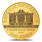 1 oz Austrian Philharmonic Gold Coin - Austrian Mint (2026 or Random Year)