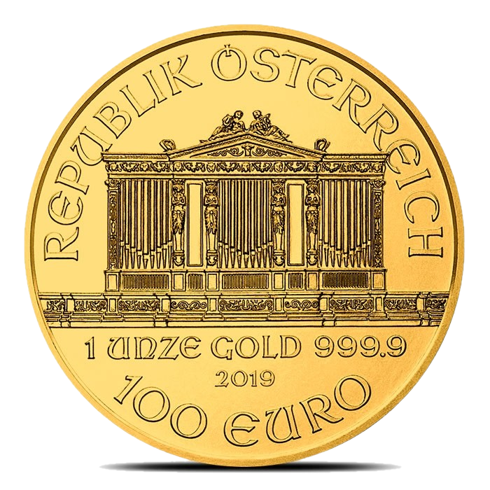 1 oz Austrian Philharmonic Gold Coin - Austrian Mint (2026 or Random Year)