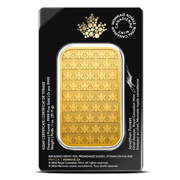 1 oz Gold Bar - LBMA Approved