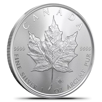 1 oz Canadian Maple Leaf Silver Coin - Royal Canadian Mint (2026 or Random Year)