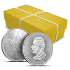 1 oz Canadian Maple Leaf Silver Coin - Royal Canadian Mint (2026 or Random Year)