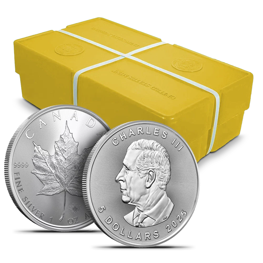 1 oz Canadian Maple Leaf Silver Coin - Royal Canadian Mint (2026 or Random Year)