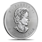1 oz Canadian Maple Leaf Silver Coin - Royal Canadian Mint (2026 or Random Year)