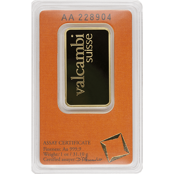 1 oz Gold Bar - LBMA Approved