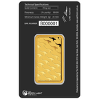 1 oz Gold Bar - LBMA Approved
